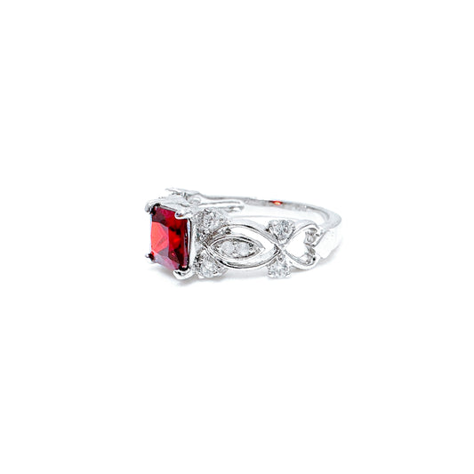 BMR24036 - Princess Cut Halo - Engagemet Ring