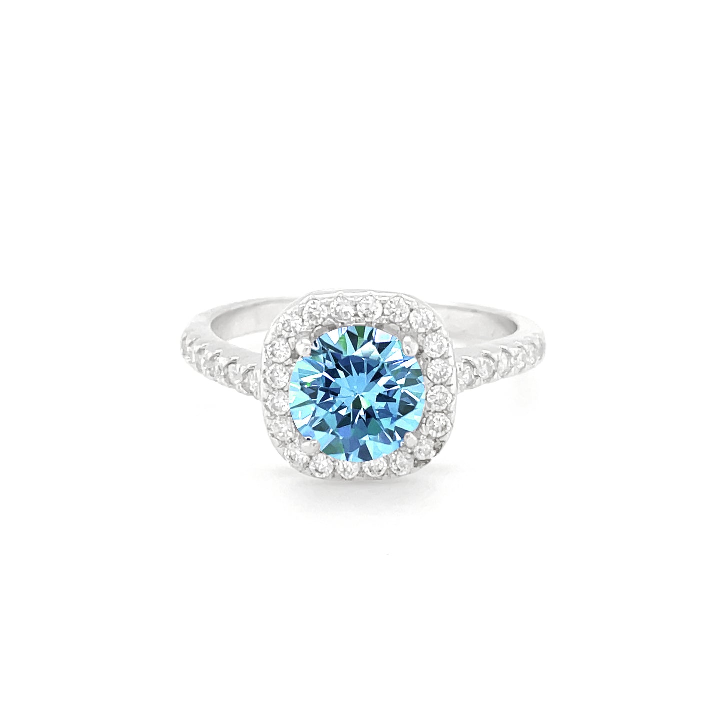 BMR24362 - Round Cut Halo - Engagemet Ring