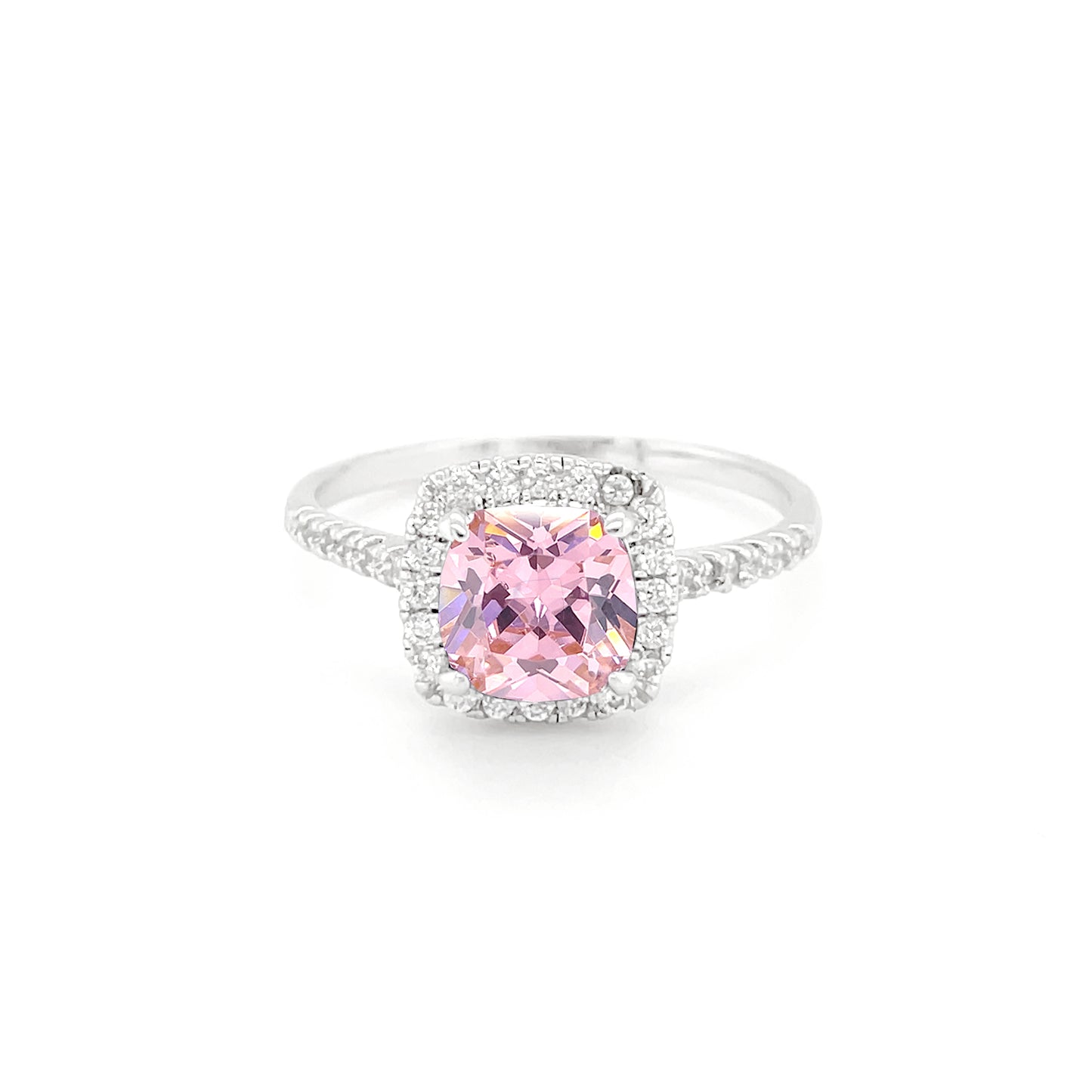 BMR24602 - Cushion Cut Halo - Engagemet Ring