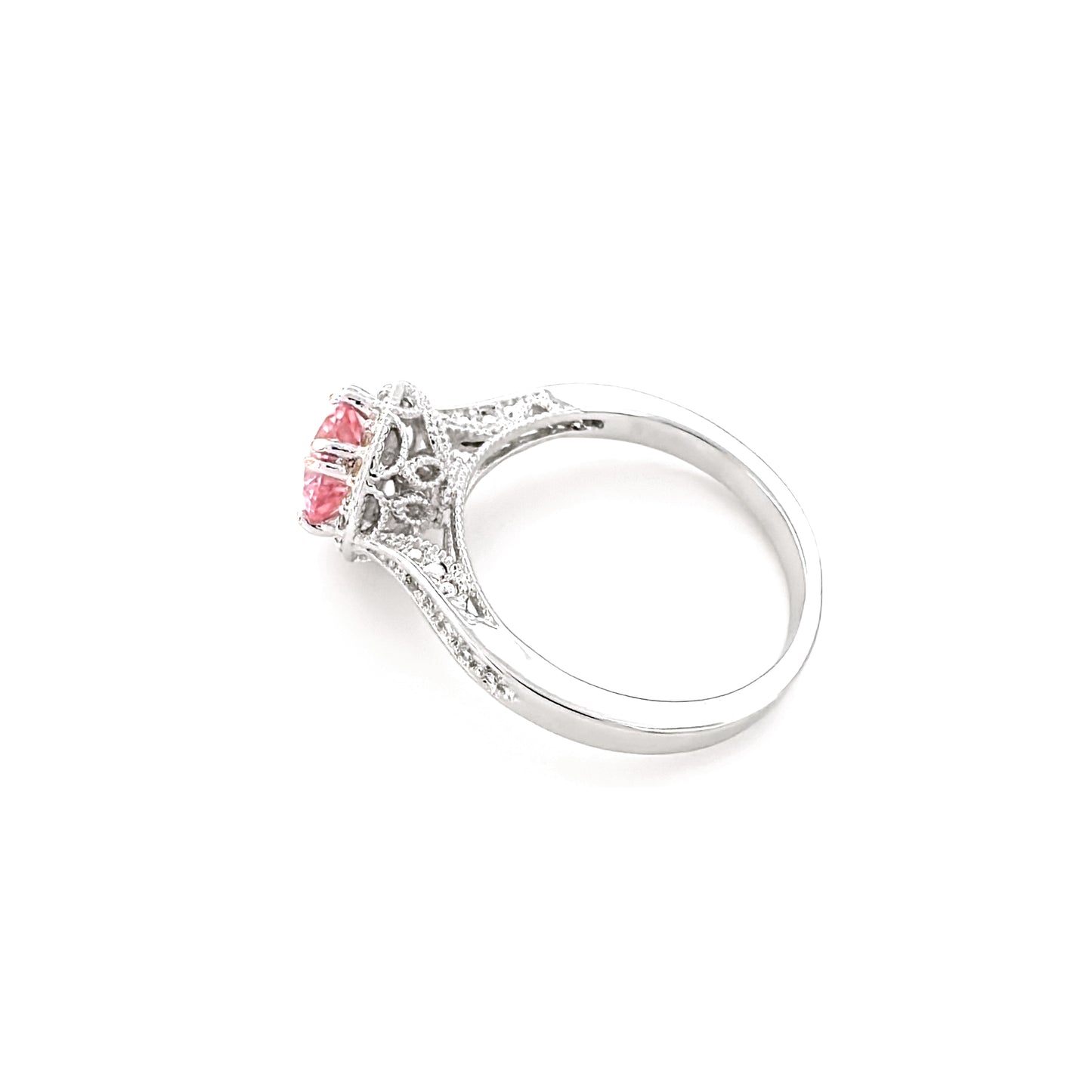 BMR24907 - Round Cut Halo - Engagemet Ring