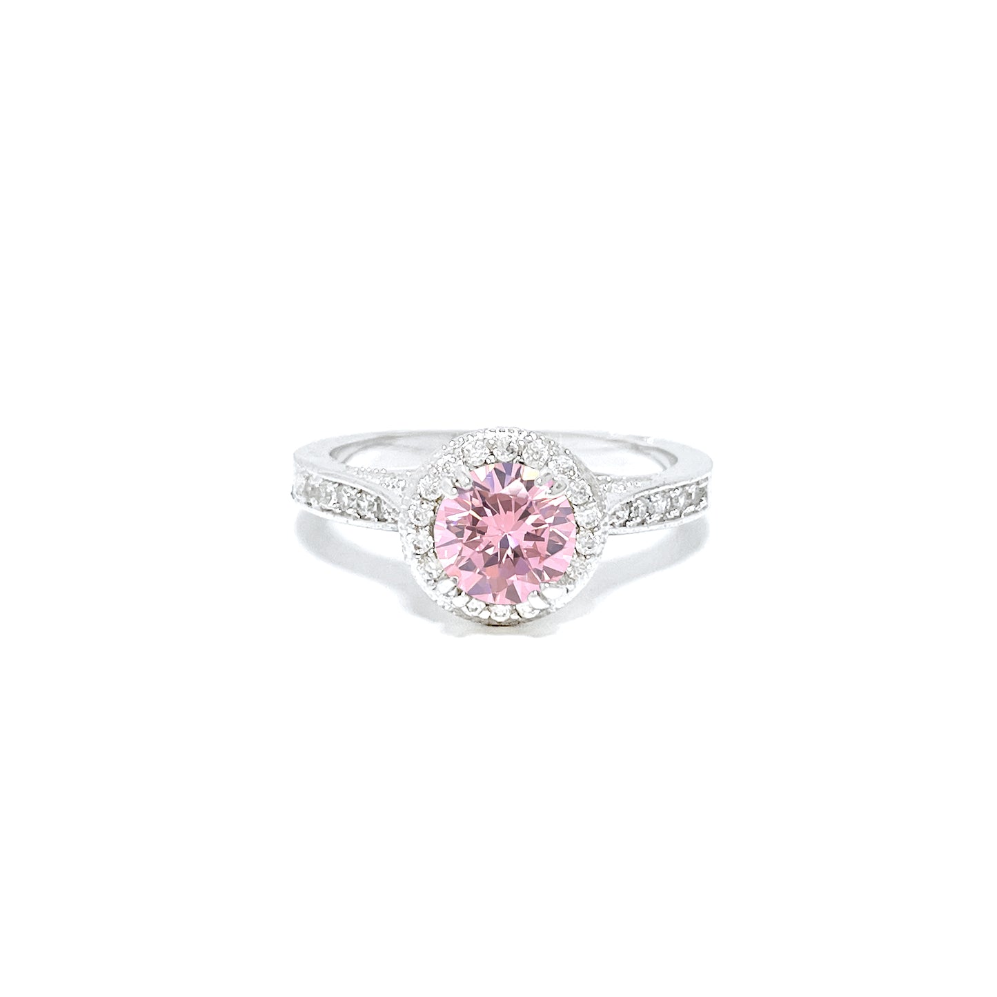 BMR24907 - Round Cut Halo - Engagemet Ring