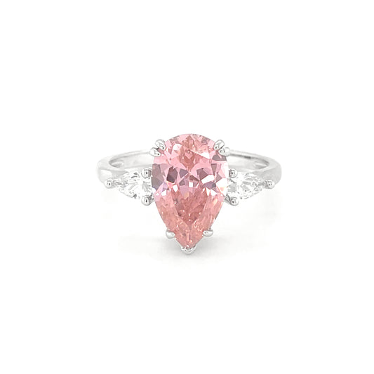 BMR33750 - Pear Shape Triple Contrast - Engagemet Ring