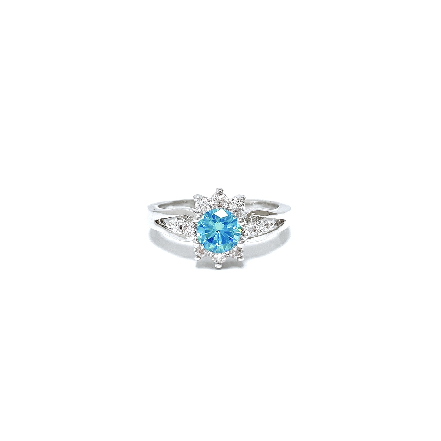 BMR40172 - Round Cut Triple Contrast - Engagemet Ring