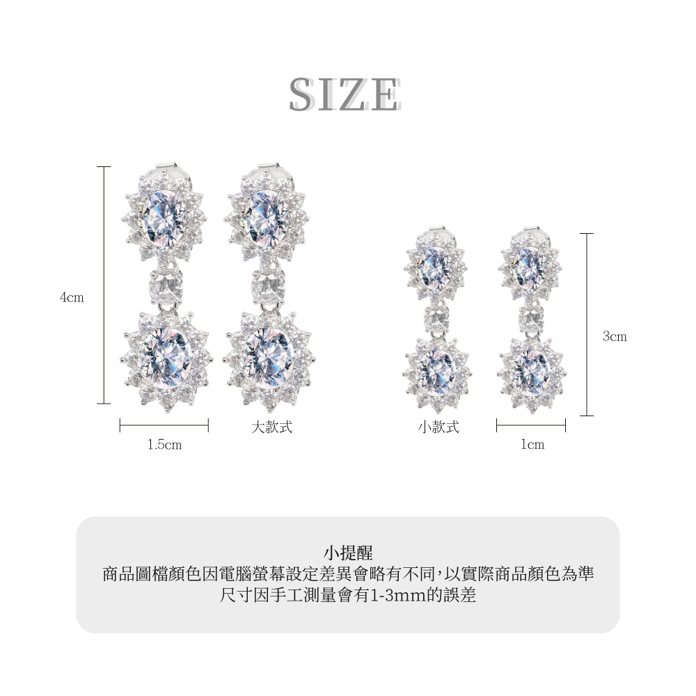 BME62230 - Dangle Earrings - Clip On Earrings