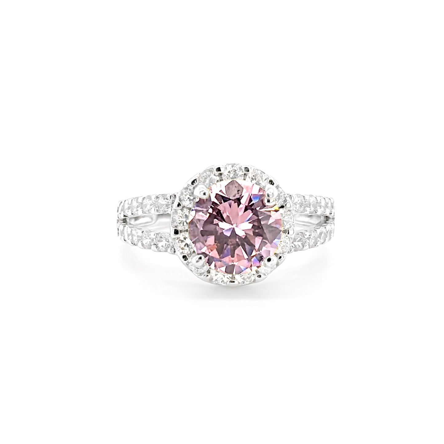 BMR66075 - Round Cut Halo - Engagemet Ring