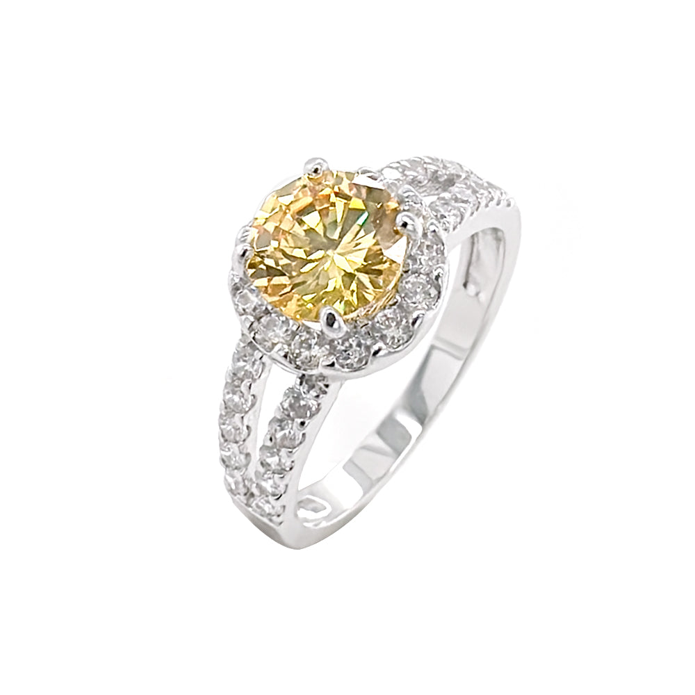 BMR66075 - Round Cut Halo - Engagemet Ring
