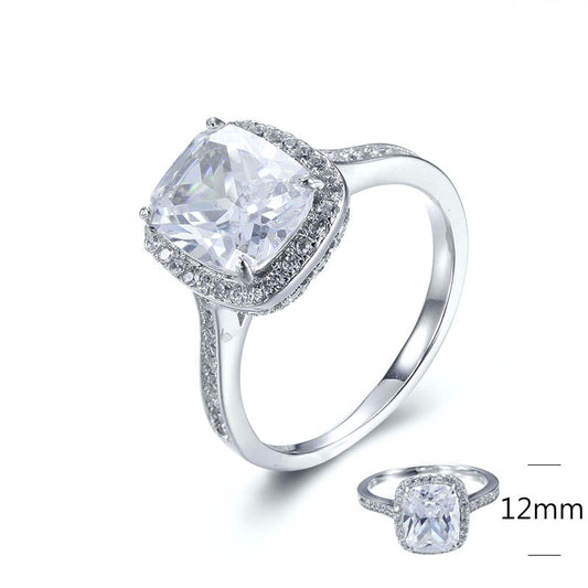 BMR11990OL - 梨形光環 - 訂婚戒指