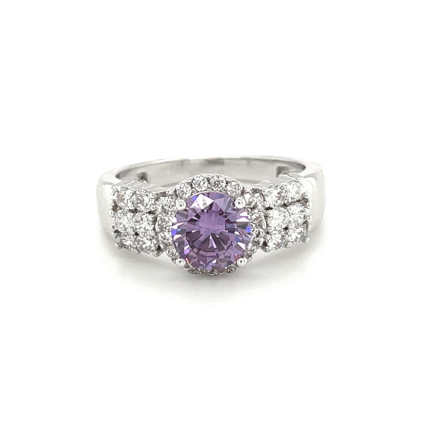 BMR21712PR - Round Cut Halo - Engagemet Ring