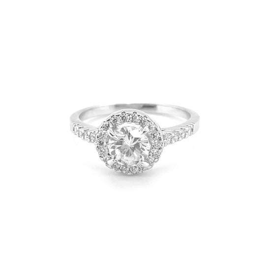 BMR23457 - Round Cut Halo - Engagemet Ring