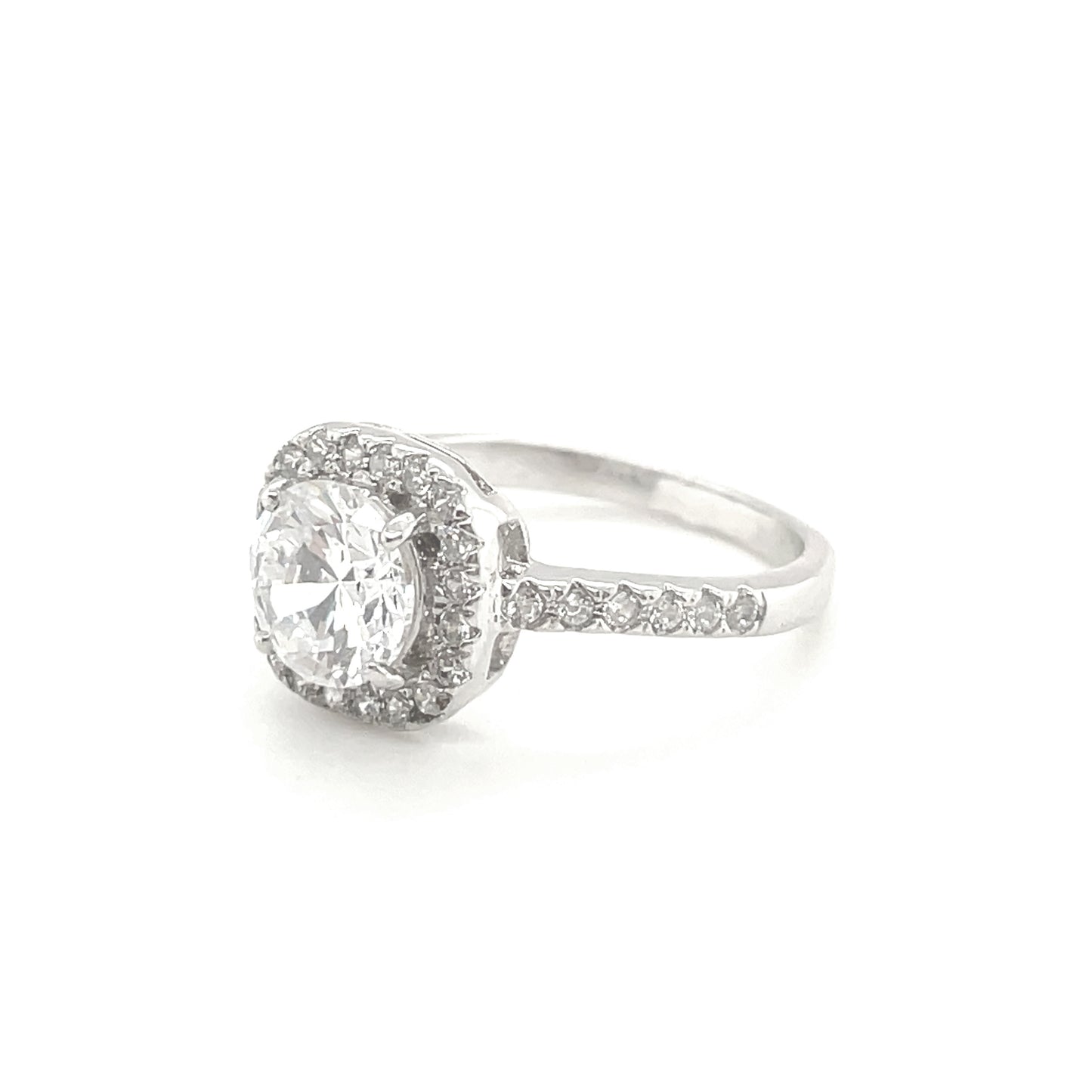 BMR24362 - Round Cut Halo - Engagemet Ring