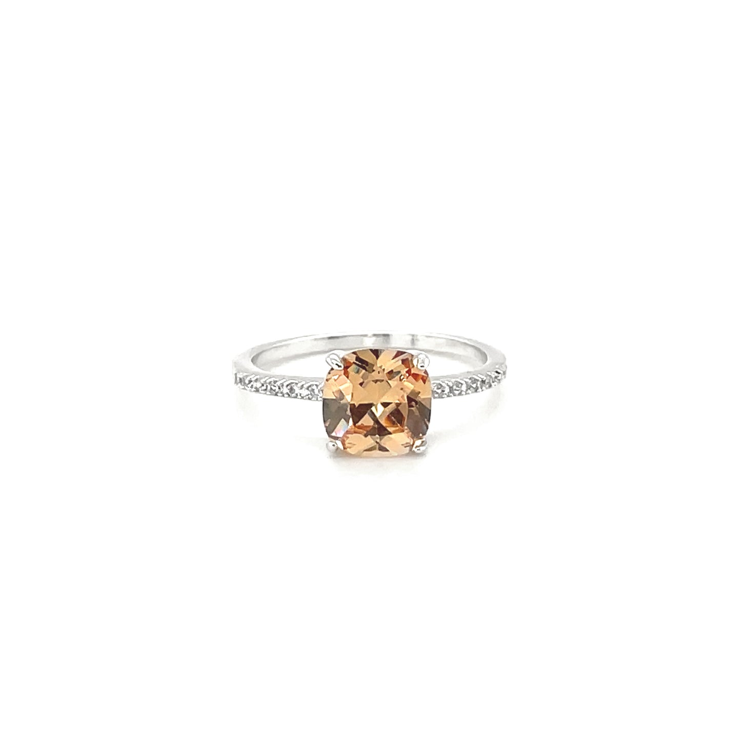 BMR24471CP - Cushion Cut Solitaire Stone - Engagemet Ring