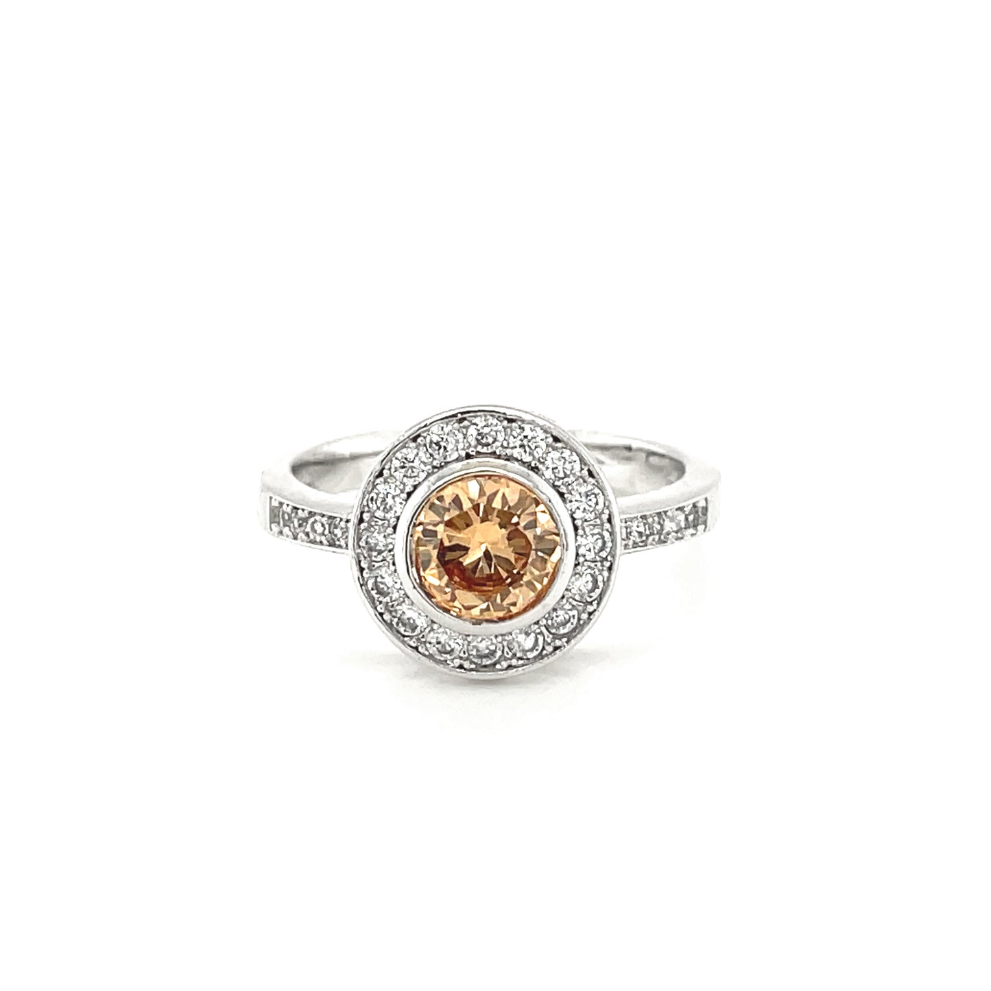 BMR24731CP - Round Cut Halo - Engagemet Ring