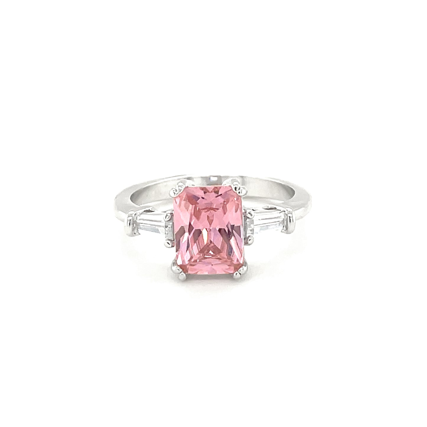 BMR24946PK - Radiant Cut Solitaire Stone - Engagemet Ring