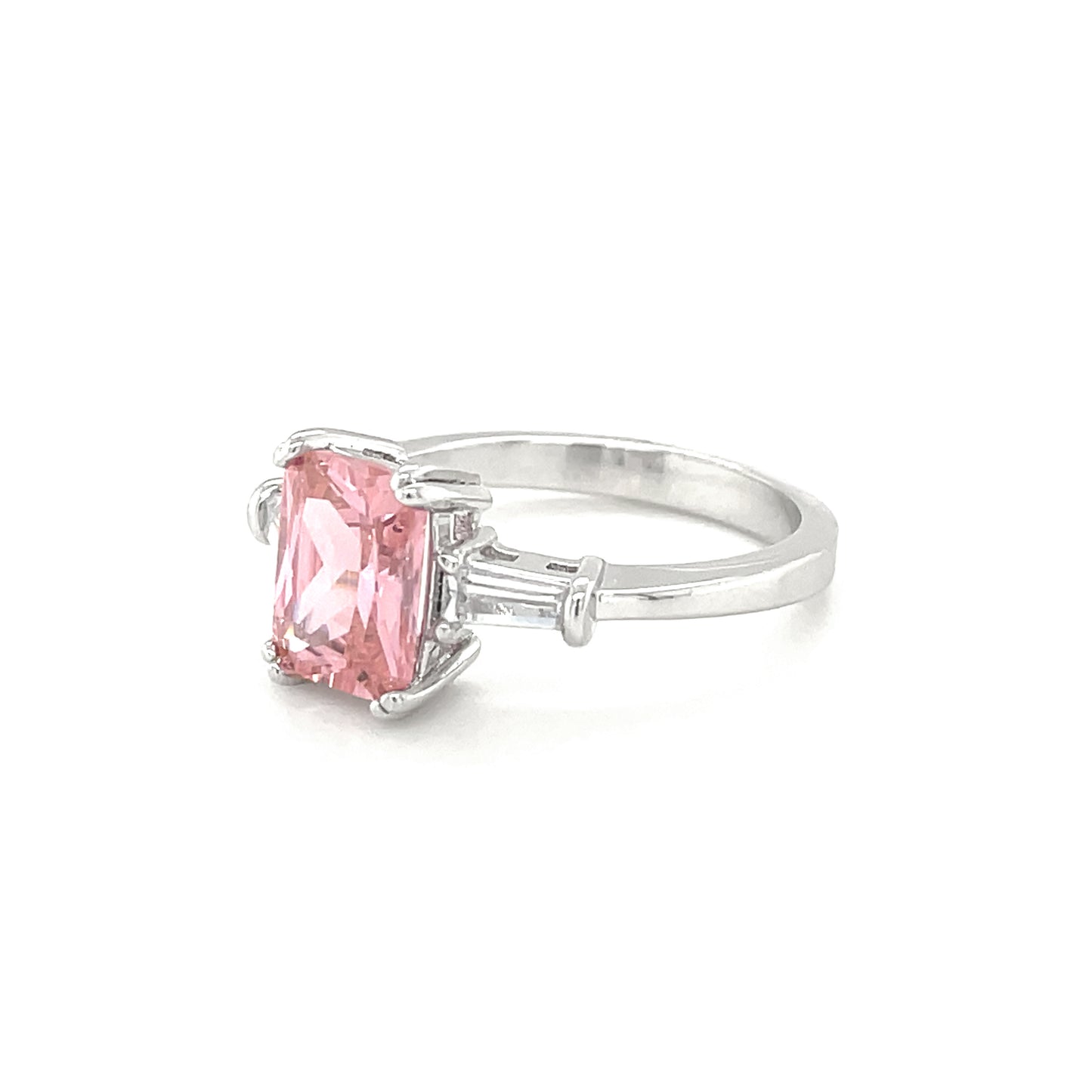 BMR24946PK - Radiant Cut Solitaire Stone - Engagemet Ring