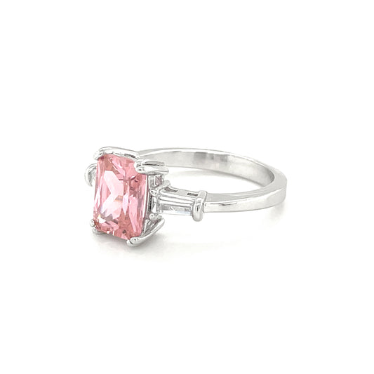 BMR24946PK - Radiant Cut Solitaire Stone - Engagemet Ring