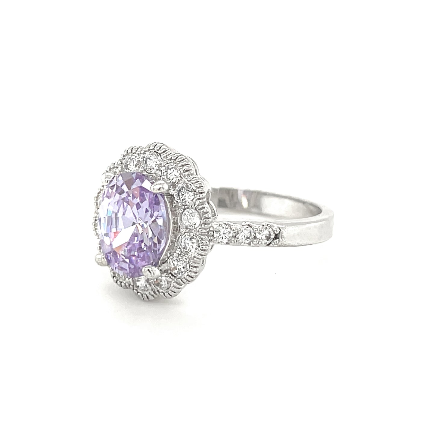 BMR25145 - Oval Cut Deluxe Double Halo - Engagemet Ring
