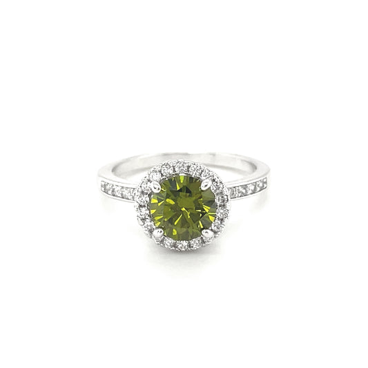 BMR25205OL - Round Cut Halo - Engagemet Ring