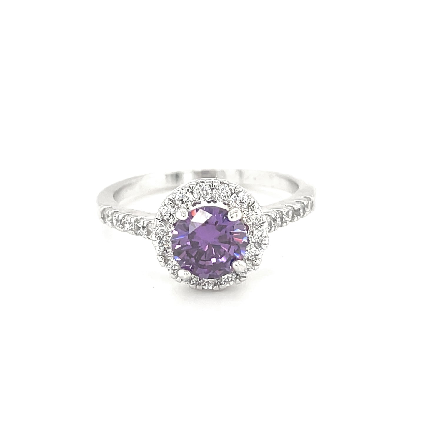 BMR25307PR - Round Cut Halo - Engagemet Ring