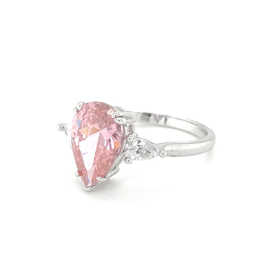 BMR33750 - Pear Shape Triple Contrast - Engagemet Ring