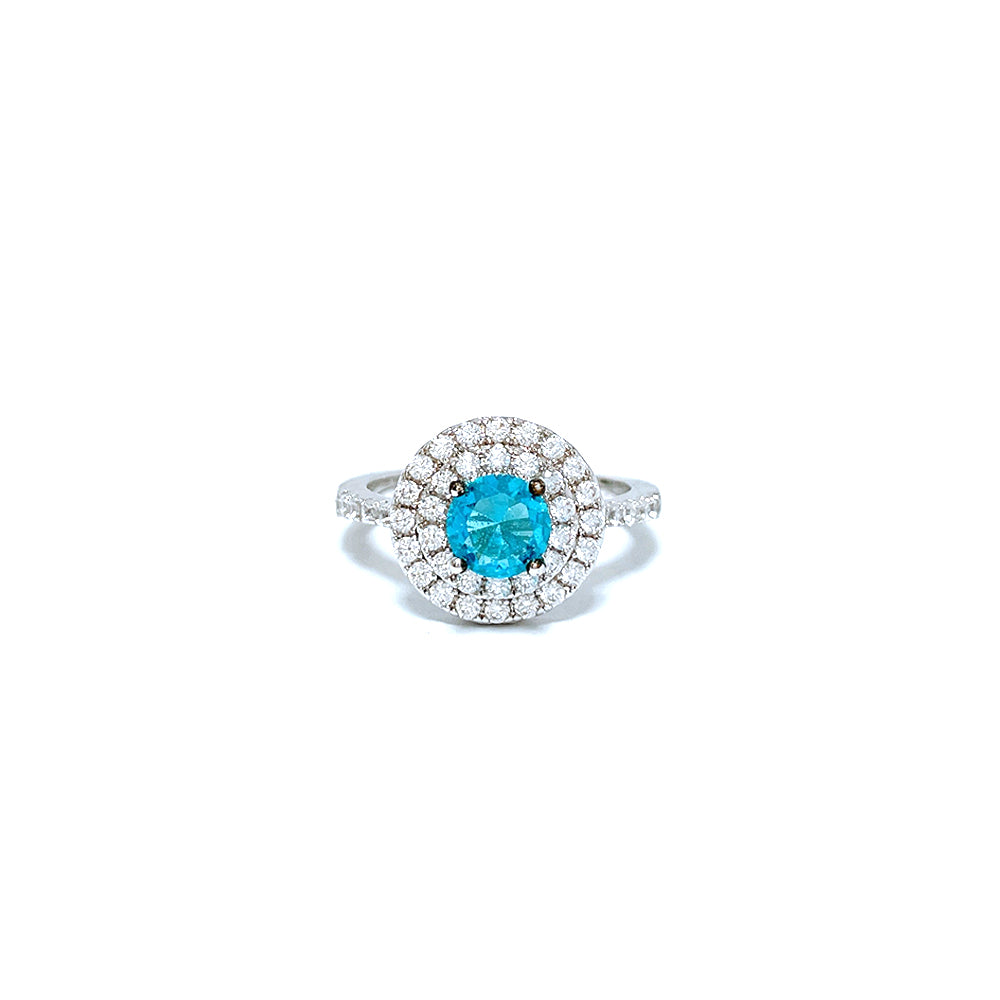 BMR33793AQ - Deluxe Double Halo Deluxe Double Halo - Engagemet Ring