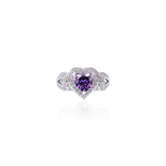BMR40097 - Heart Halo - Engagemet Ring
