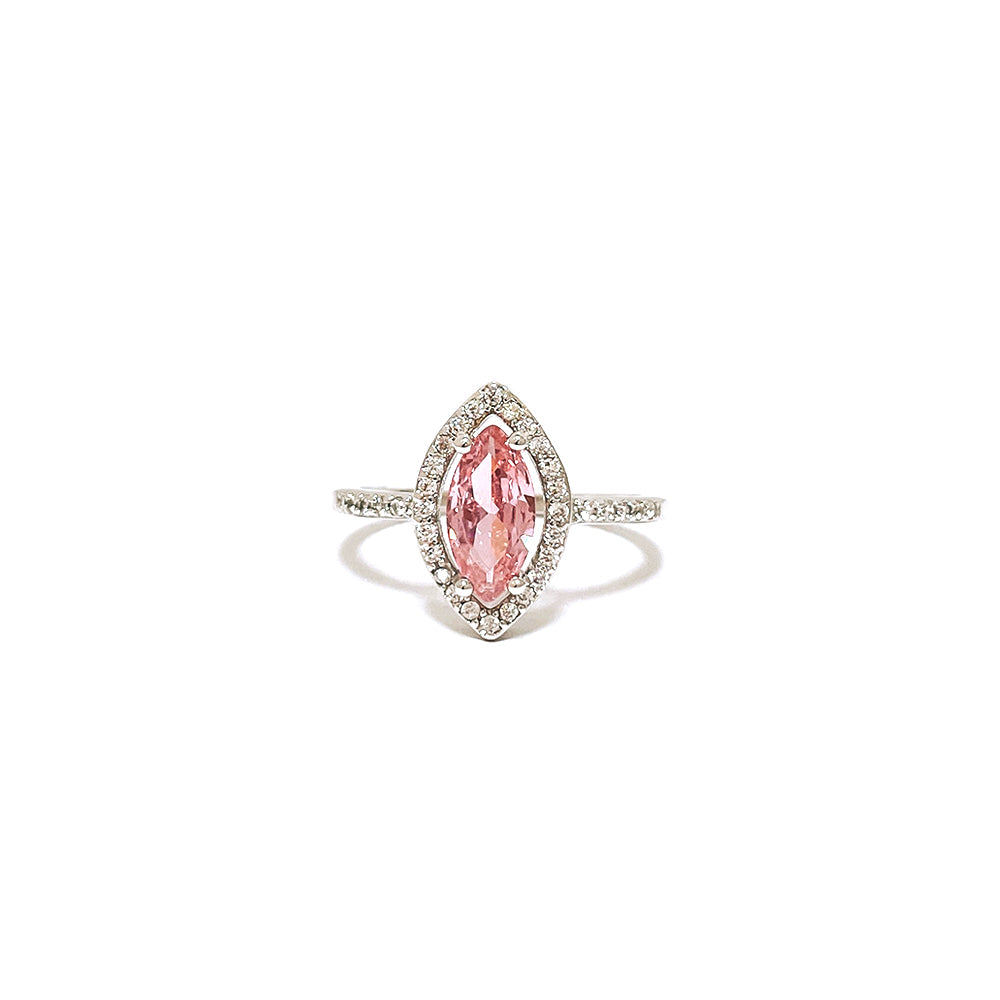 BMR40104PK - Marquise Cut Halo - Engagemet Ring
