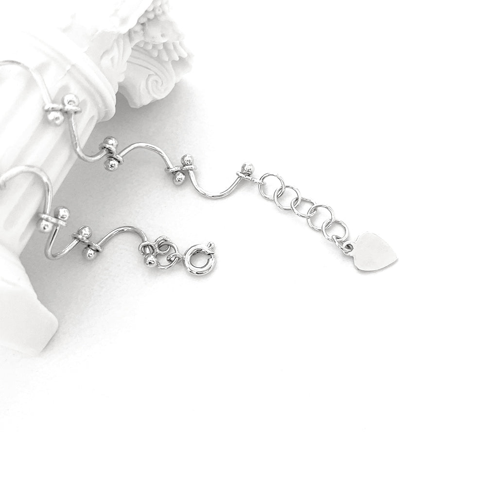 BMA60013 - Interlocking Heart Flower - Anklet