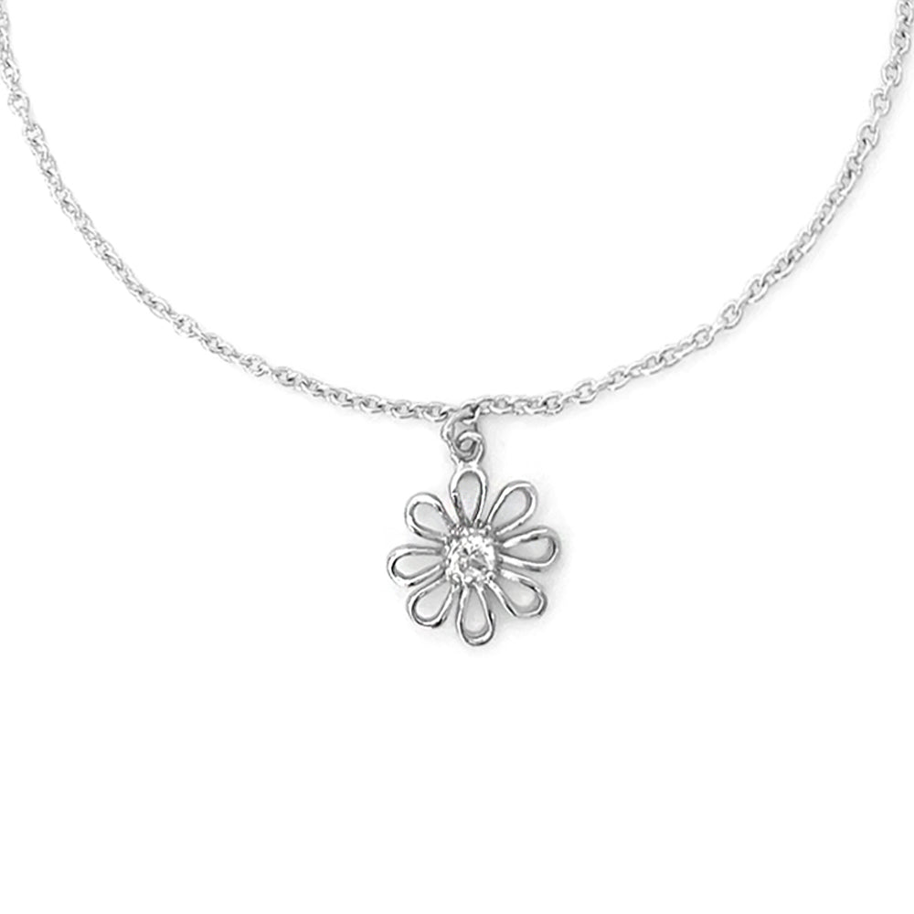 BMA69003 - Solitaire Flower - Anklet