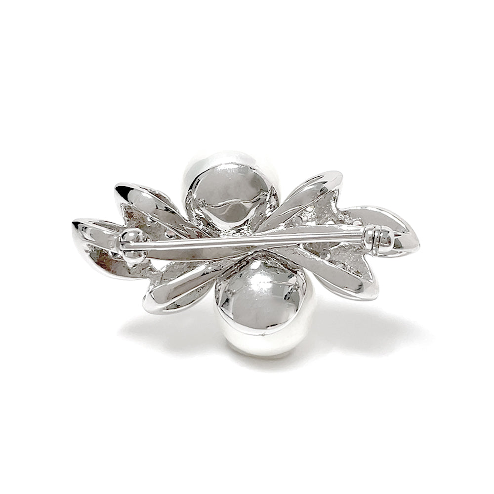 BMC80086 - Double Pearls - Brooch