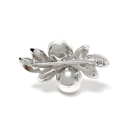 BMC80086 - ダブルパール - ブローチ