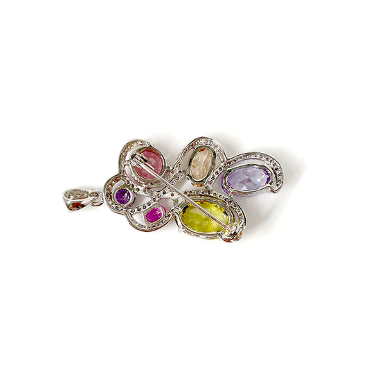 BMC80105 - Colorful Leaf - Brooch