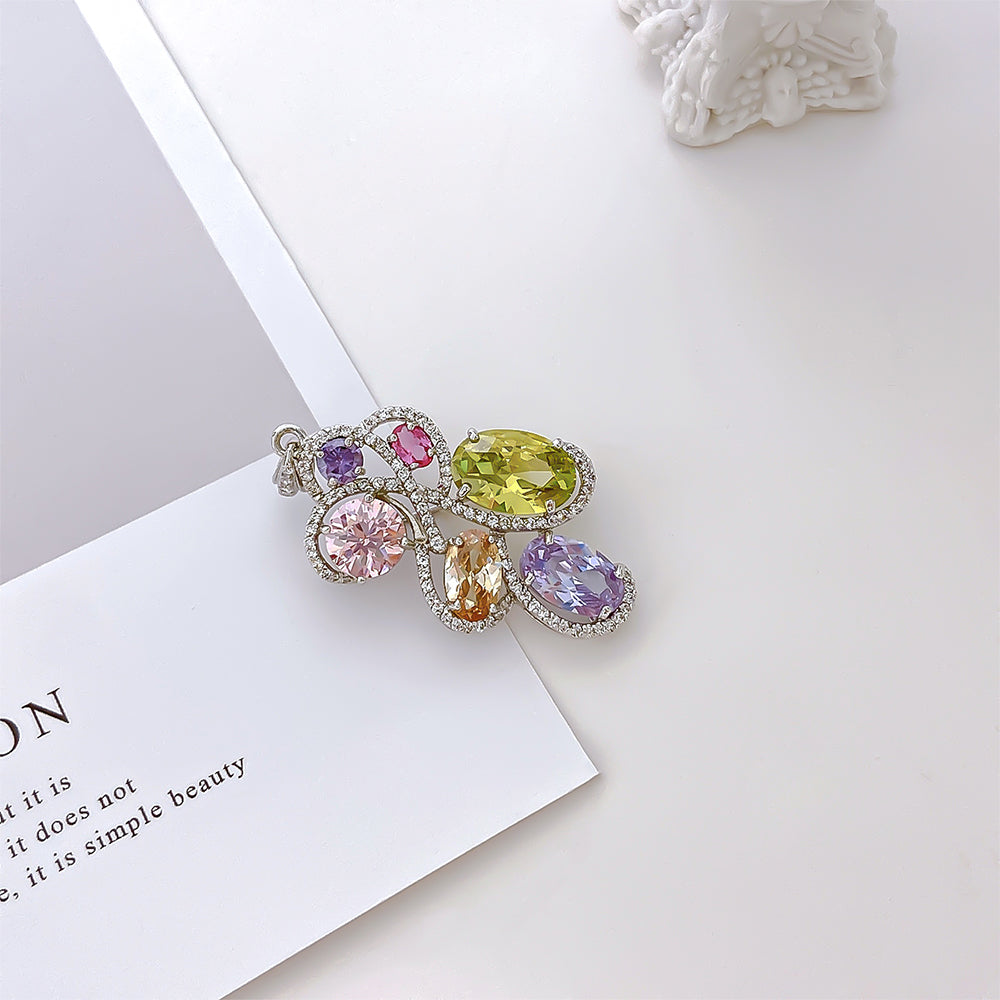 BMC80105 - Colorful Leaf - Brooch