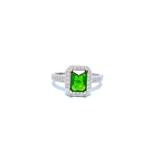 BMR84624GR - Radiant Cut Halo - Engagemet Ring