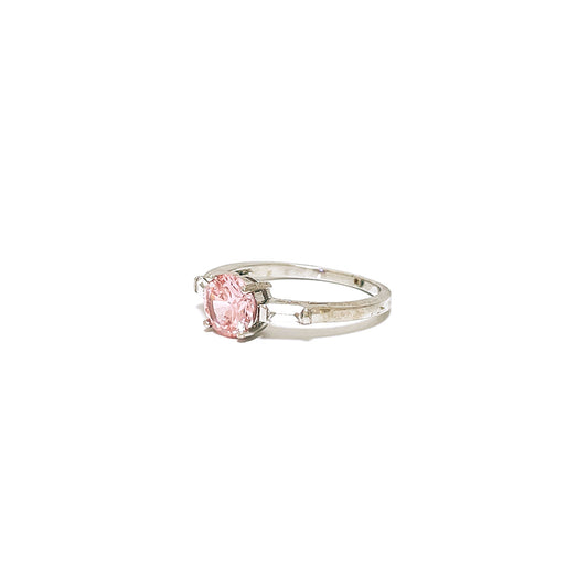 BMR84677PK - Round Cut Solitaire Stone - Engagemet Ring