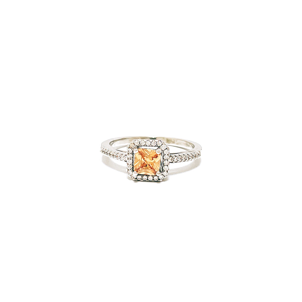 BMR84713CP - Princess Cut Halo - Engagemet Ring