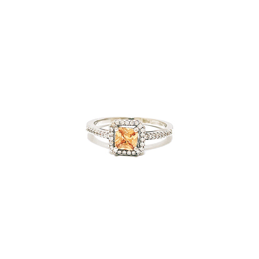 BMR84713CP - Princess Cut Halo - Engagemet Ring