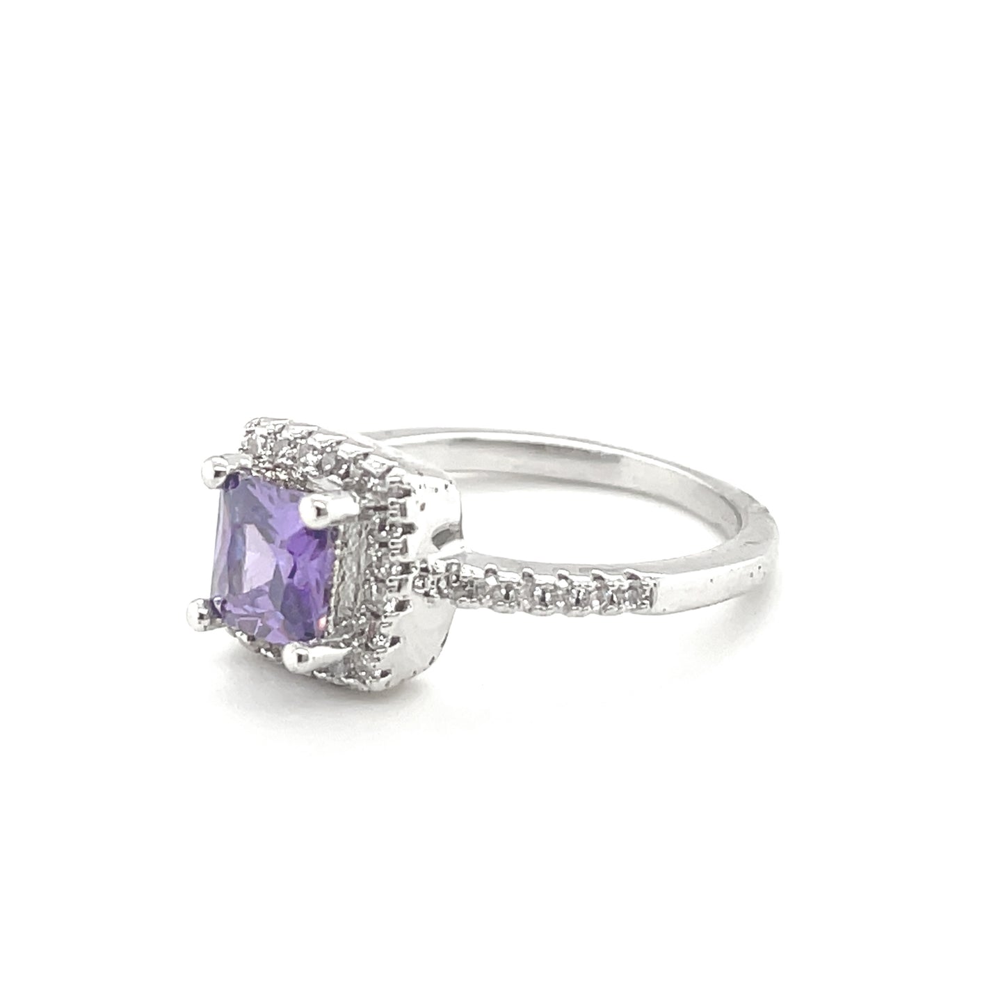 BMR84736PR - Princess Cut Halo - Engagemet Ring