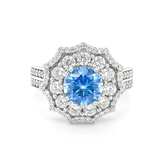 BMR-SW88162 - ヴェルサイユ コート - メイヤ シリーズ S925 - シルバー リング