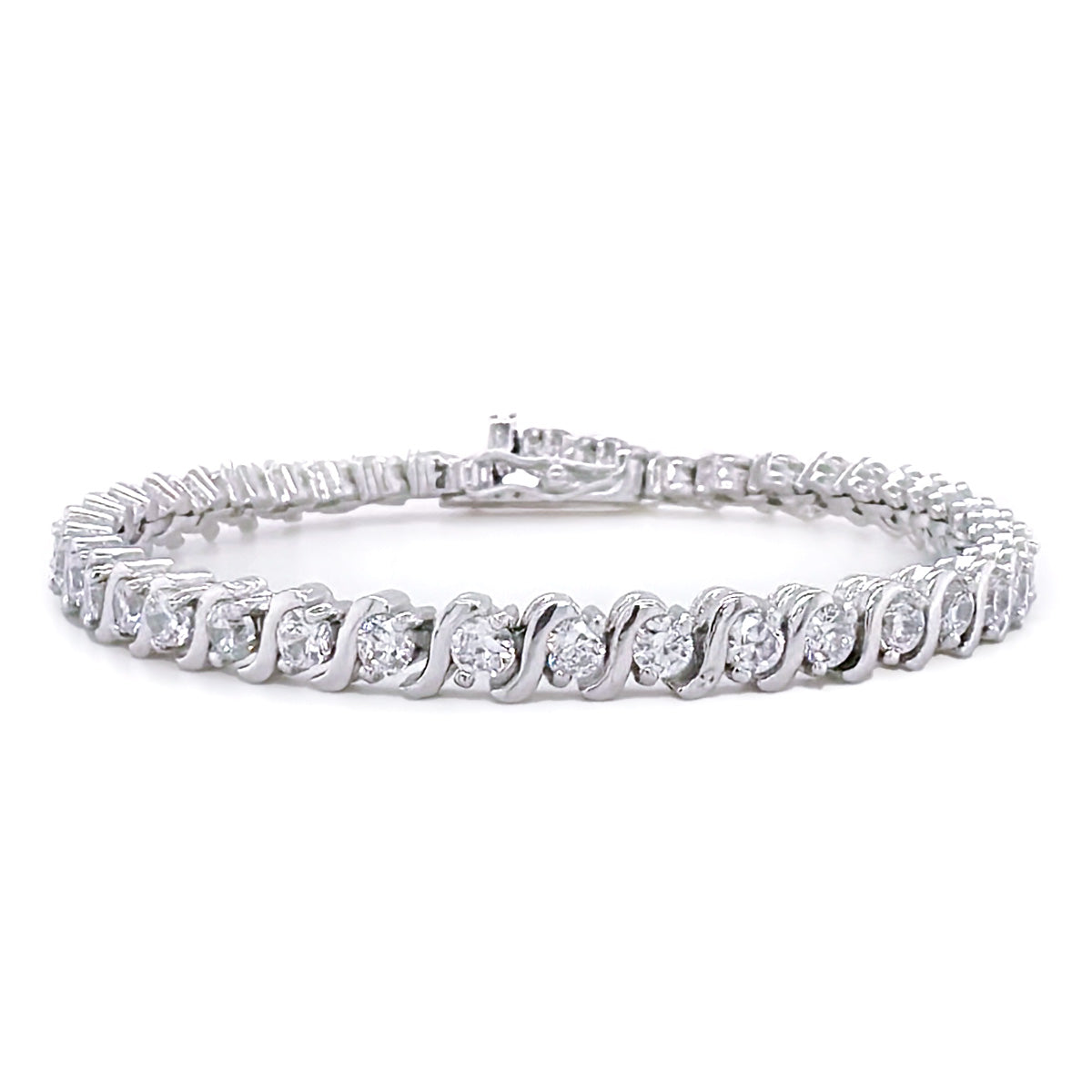 BMB60088 - Round Cz In Series Bracelet - Bracelet