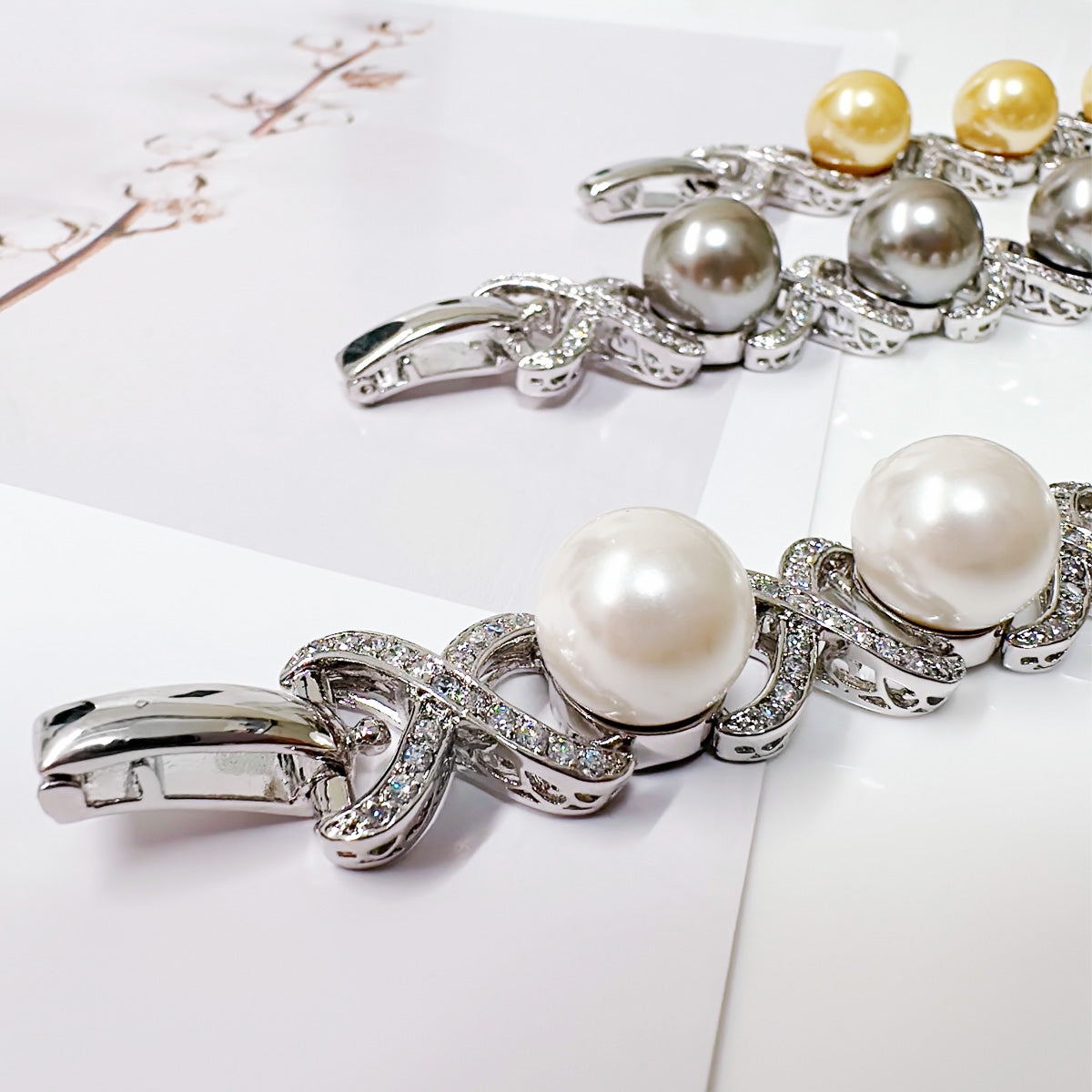 BMB80057 - Imitation Pearl - Bracelet