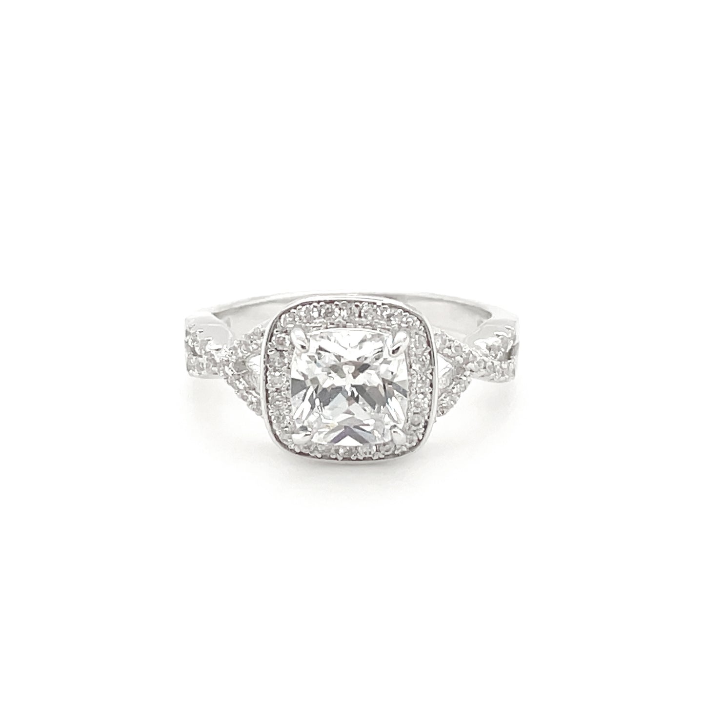 BMR24291 - Cushion Cut Halo - Engagemet Ring