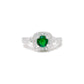 BMR25239GR - Radiant Cut Halo - Engagemet Ring