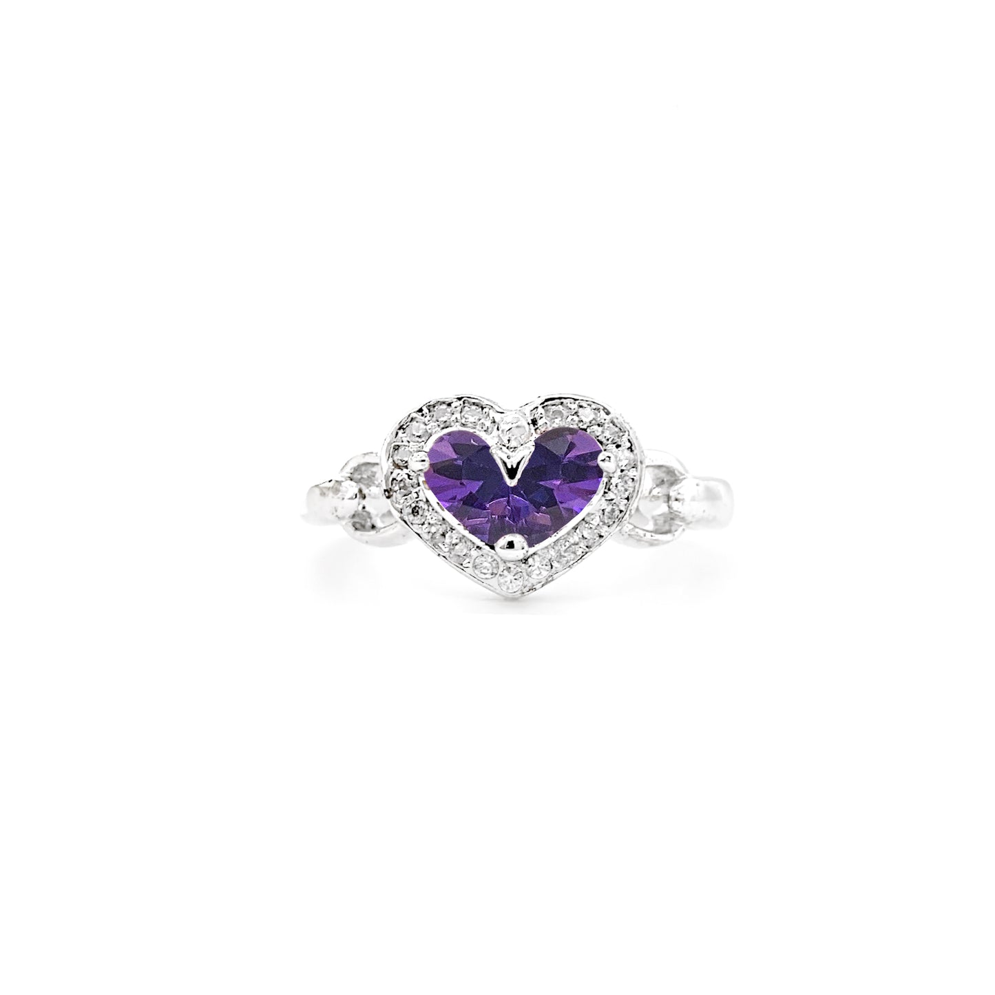 BMR252823 - Heart Halo - Engagemet Ring