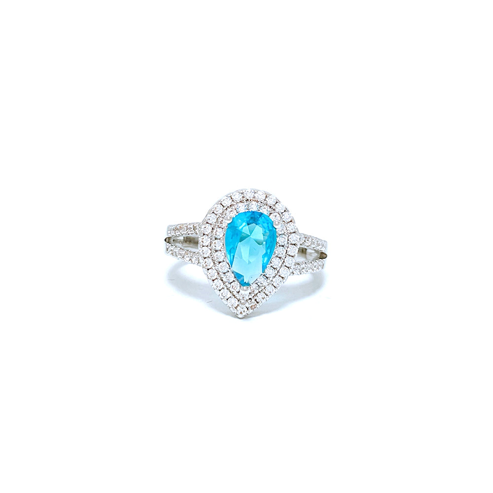 BMR33755 - 心形單石 - 訂婚戒指
