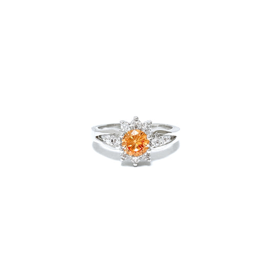 BMR40172 - Round Cut Triple Contrast - Engagemet Ring