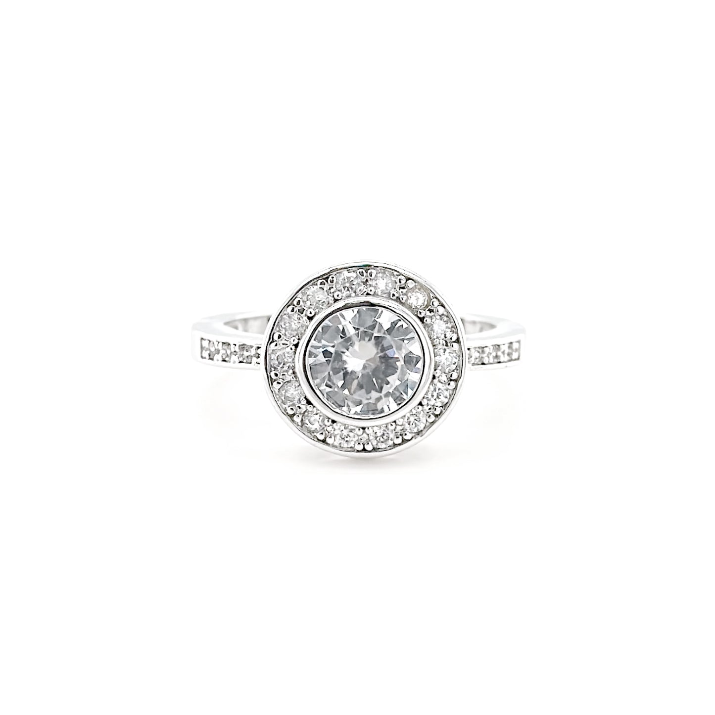 BMR53118 - Round Cut Halo - Engagemet Ring