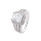 BMR65013 - Radiant Cut Halo - Engagemet Ring