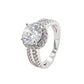 BMR65014WH - Round Cut Halo - Engagemet Ring