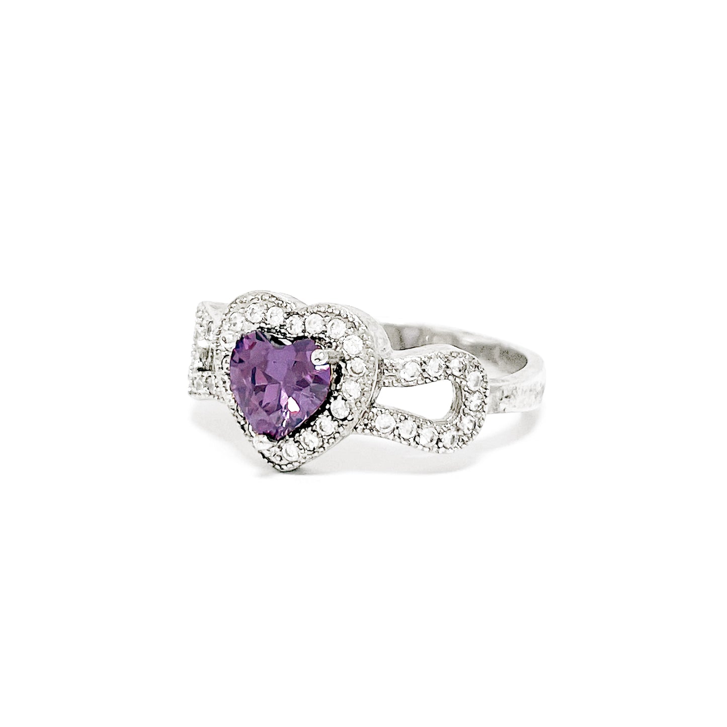 BMR84619PR - Heart Halo - Engagemet Ring