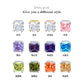 BME221935 -  Funky Cubic Zirconia Stud Solitaire Earrings (Square Fancy Cut) - Stud Earrings